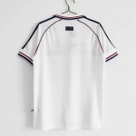 Günstige Fußballtrikots Frankreich Retro Auswärtstrikot 1998 Kurzarm